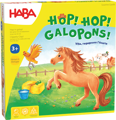 Jeu de course stratégique Hop hop galopons ! Haba