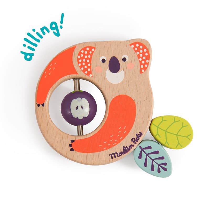 Hochet bois Koco Dans la jungle Moulin Roty