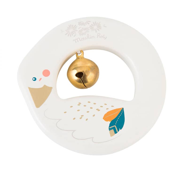 Hochet bois oie Le voyage d'Olga Moulin Roty