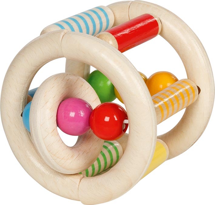 Hochet en bois flexible a faire rouler Heimess