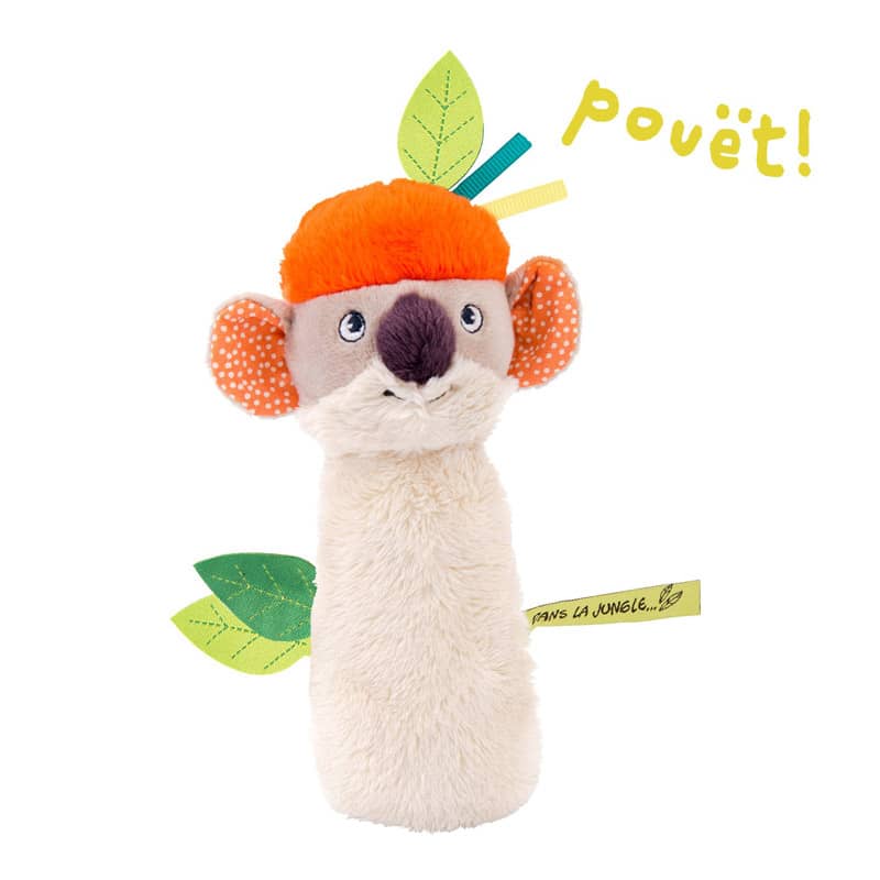 Hochet pouet Koco Dans la jungle Moulin Roty