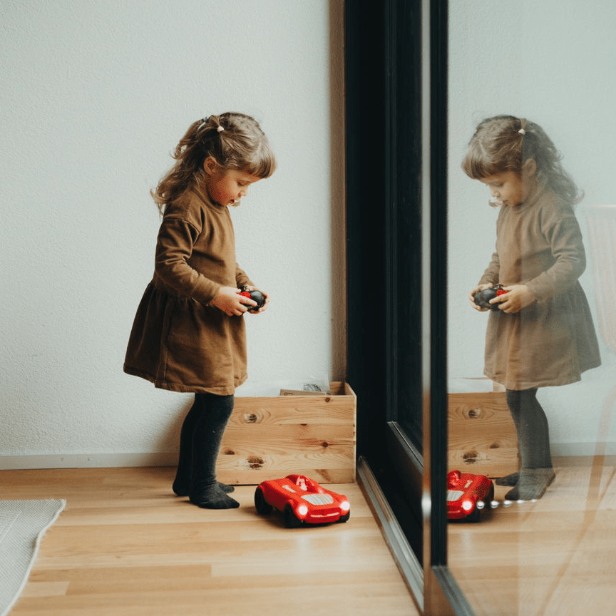 Voiture télécommandée rouge enfant Kidywolf