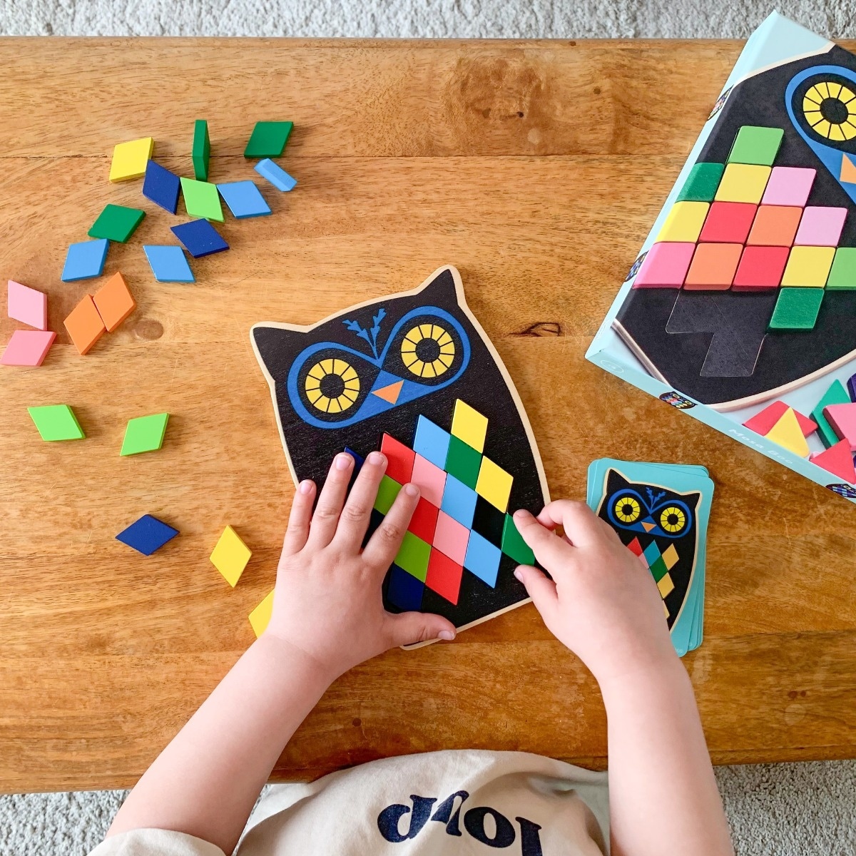 Jeu mosaique en bois Moza boo Djeco