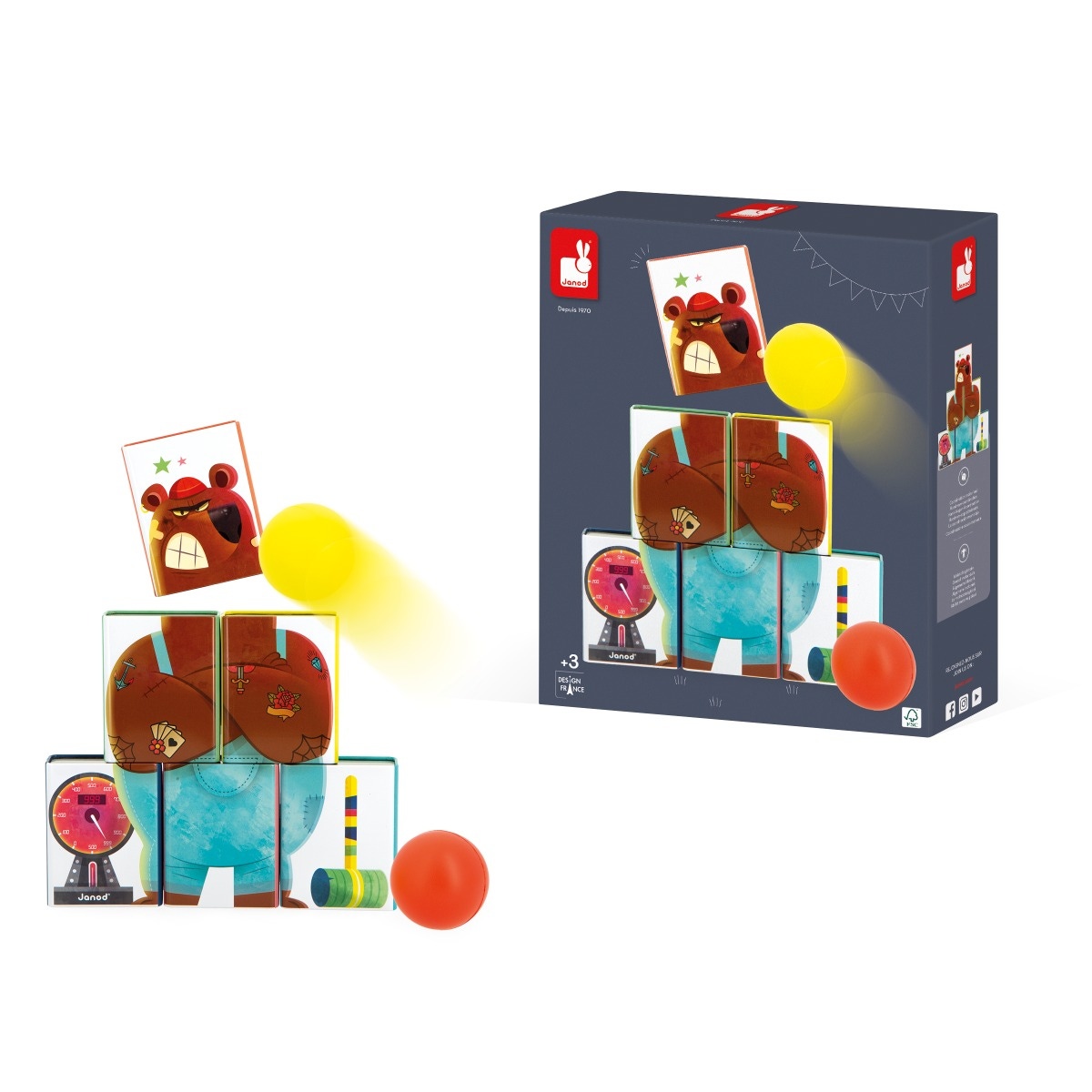 Chamboultout de Mr Ours Applepop Janod