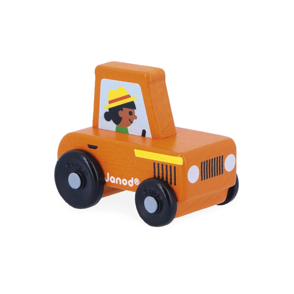 Tracteur rouge Cross roads Janod