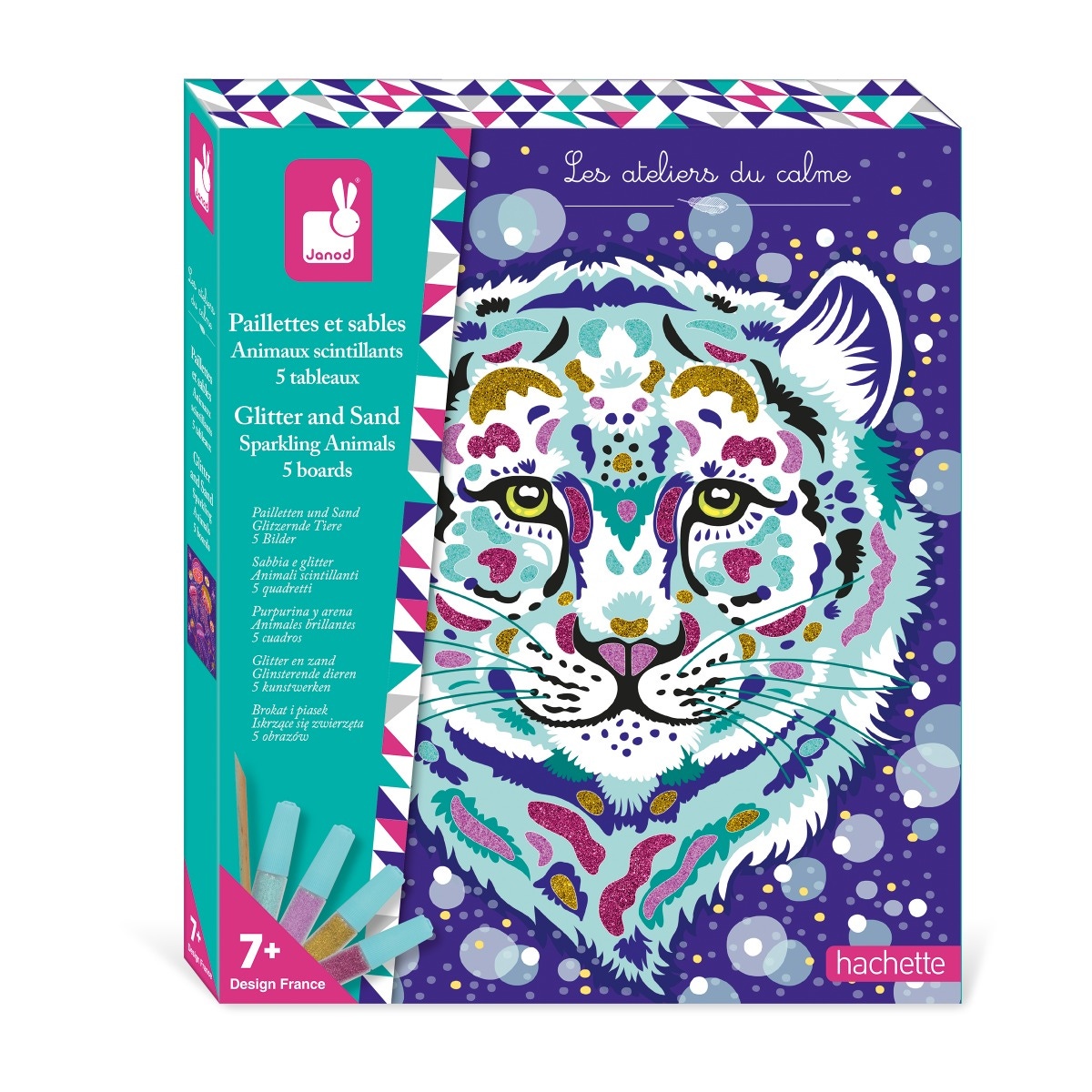 Paillettes & sables Animaux scintillants Janod