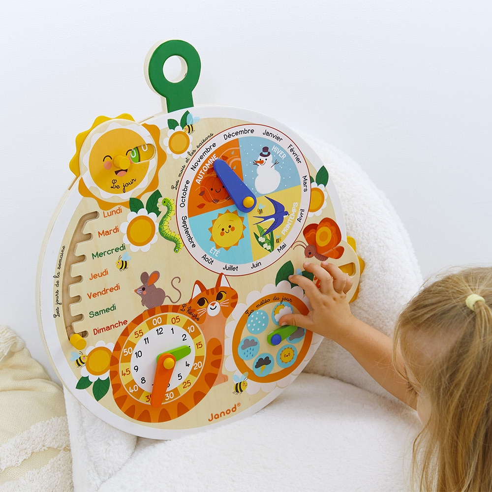 Jeu educatif Roue du temps Janod