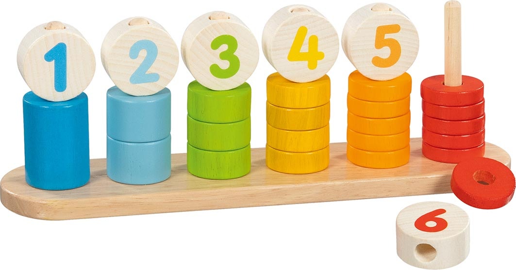 Jeu a empiler Les chiffres et couleurs Goki