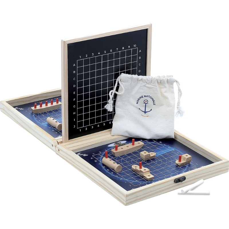 Jeu Bataille navale en bois Vilac