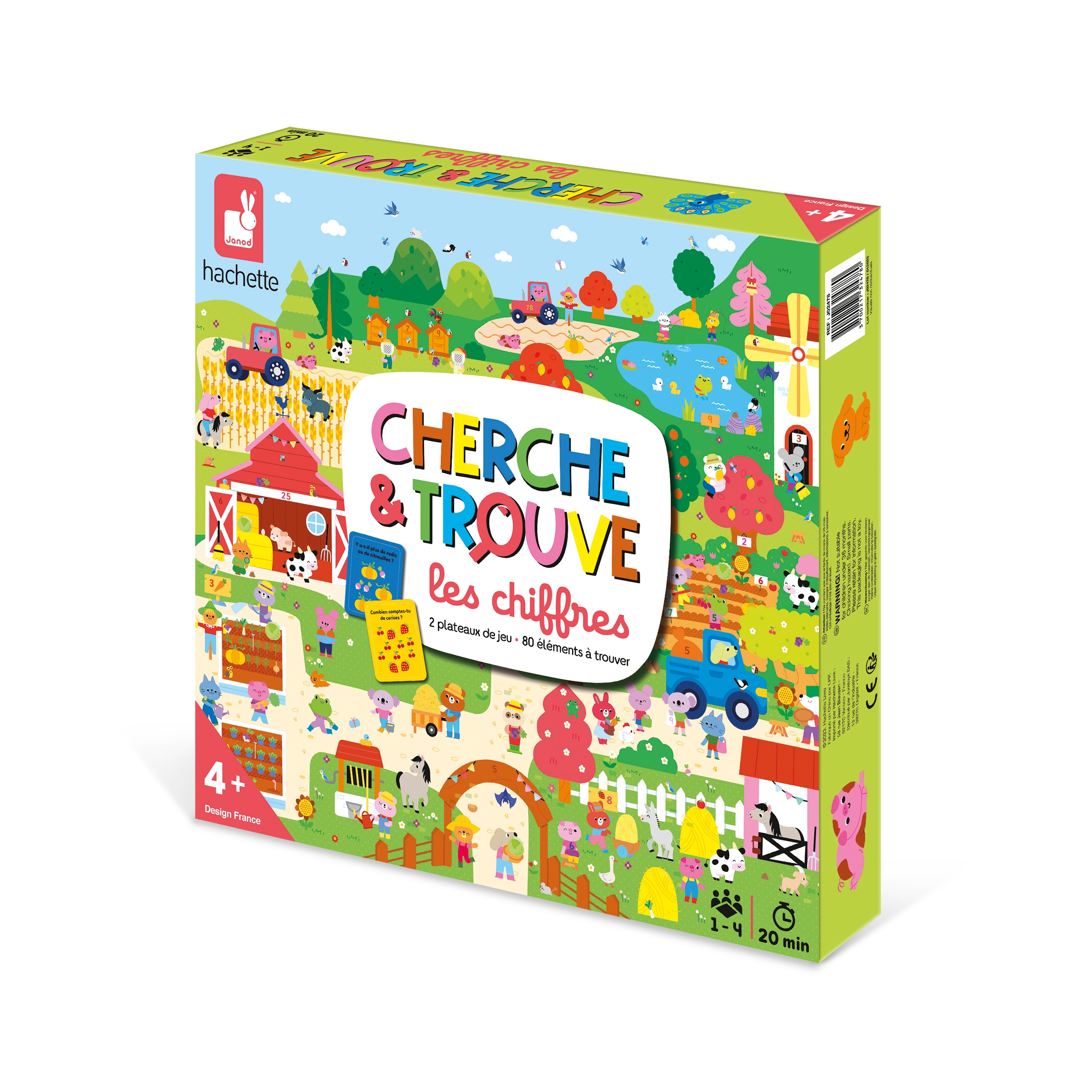 Jeu Cherche et Trouve Les chiffres Janod