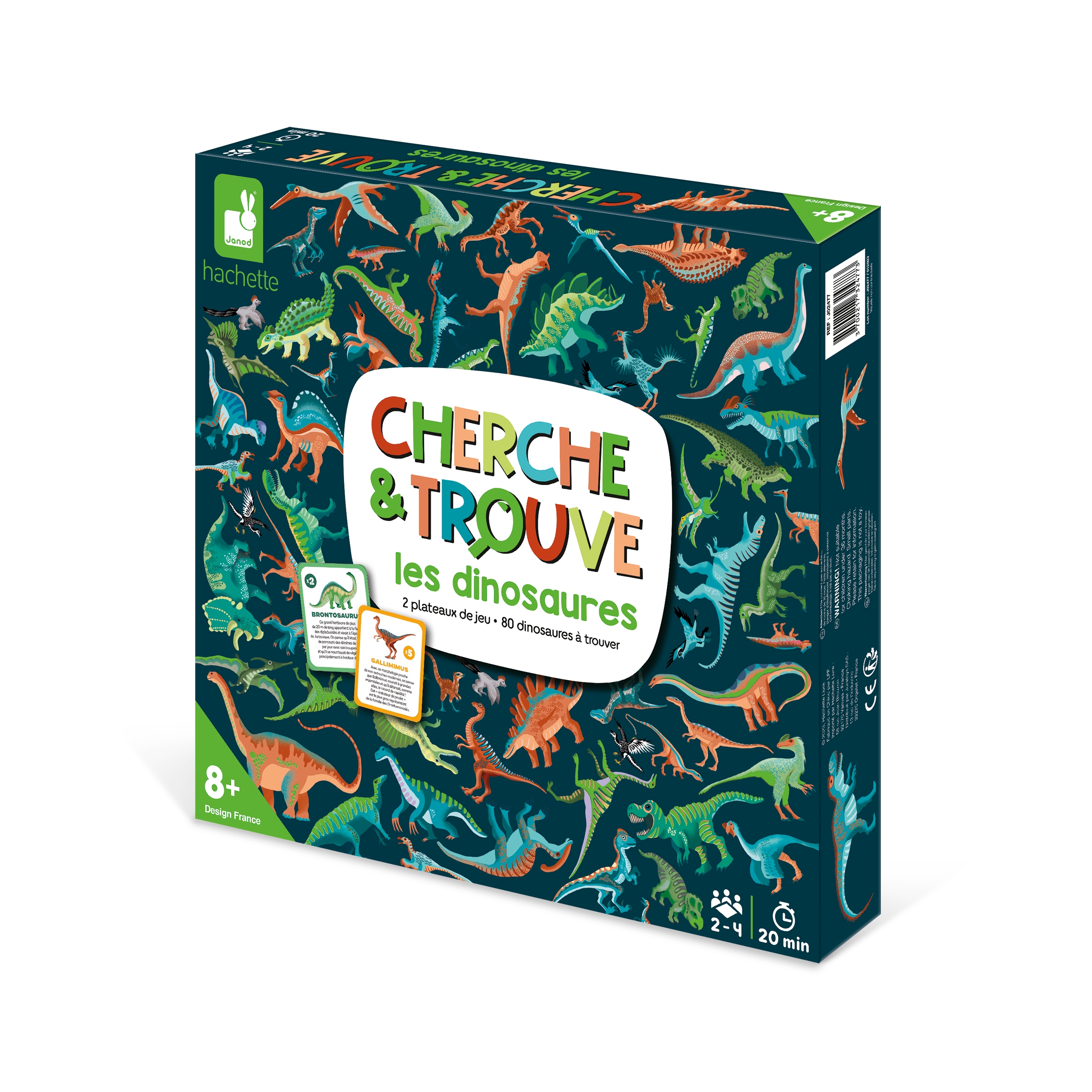 Jeu cherche et Trouve Les dinosaures Janod