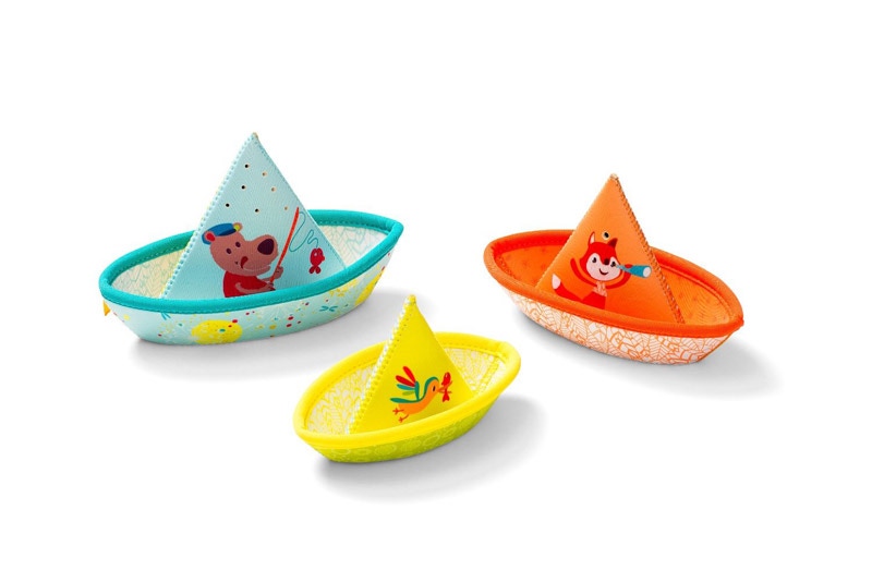 Jeu de bain 3 bateaux Lilliputiens