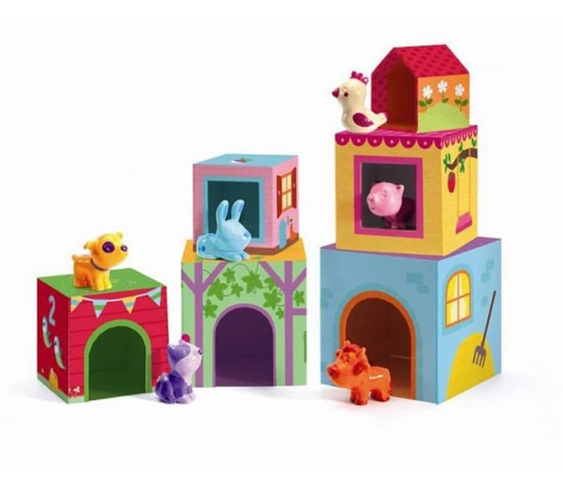 Jeu de Cubes Taponifarm Djeco 