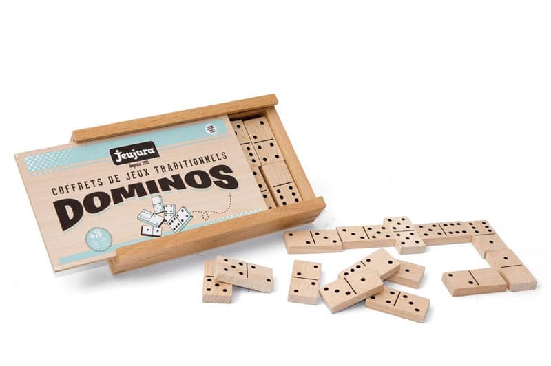 Jeu de Dominos en bois Jeujura