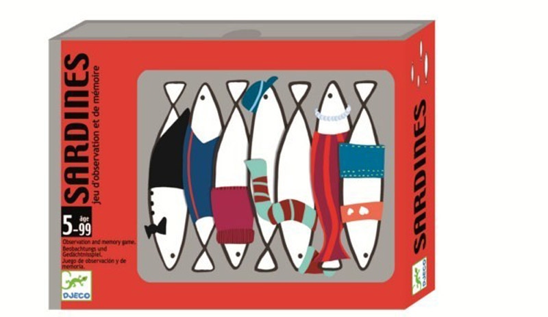 Jeu de memoire Sardines Djeco