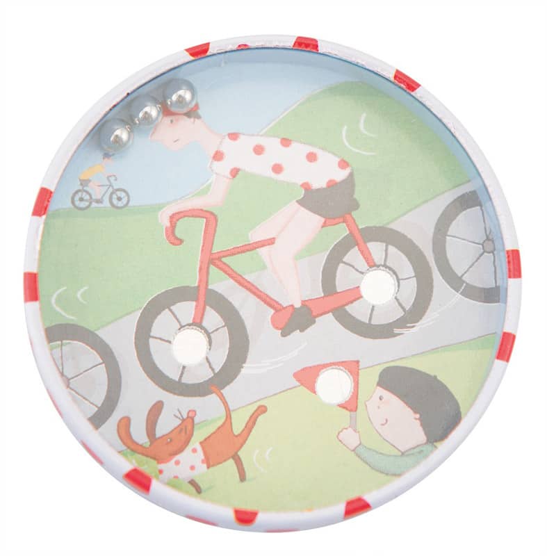 Jeu de patience a billes Cycliste Les Petites Merveilles Moulin Roty 