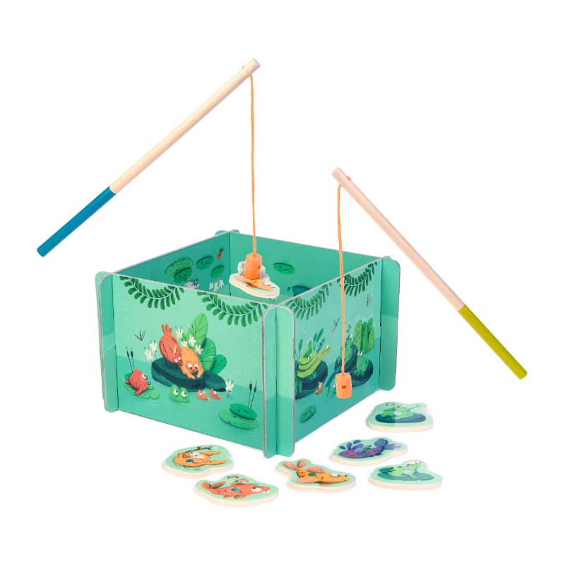 Jeu de peche magnetique Dans la jungle Moulin Roty