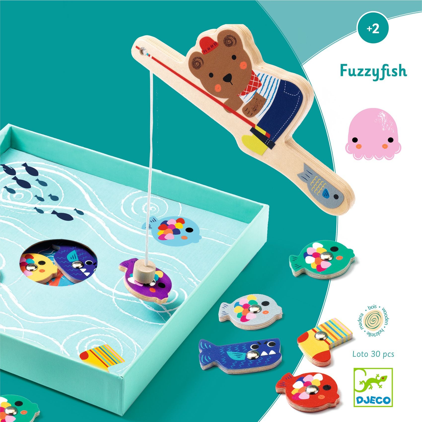 Jeu de peche surprise Fuzzyfish Djeco