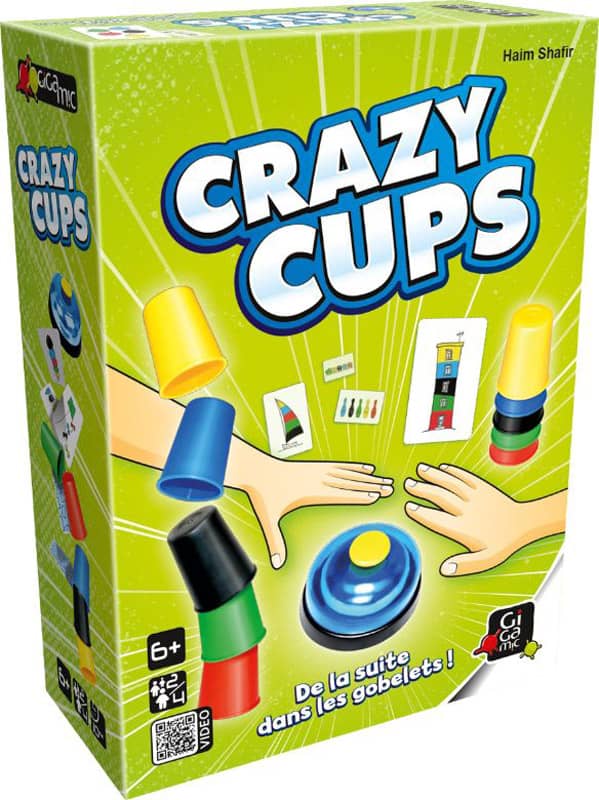 Jeu de societe d'ambiance Crazy Cups Gigamic