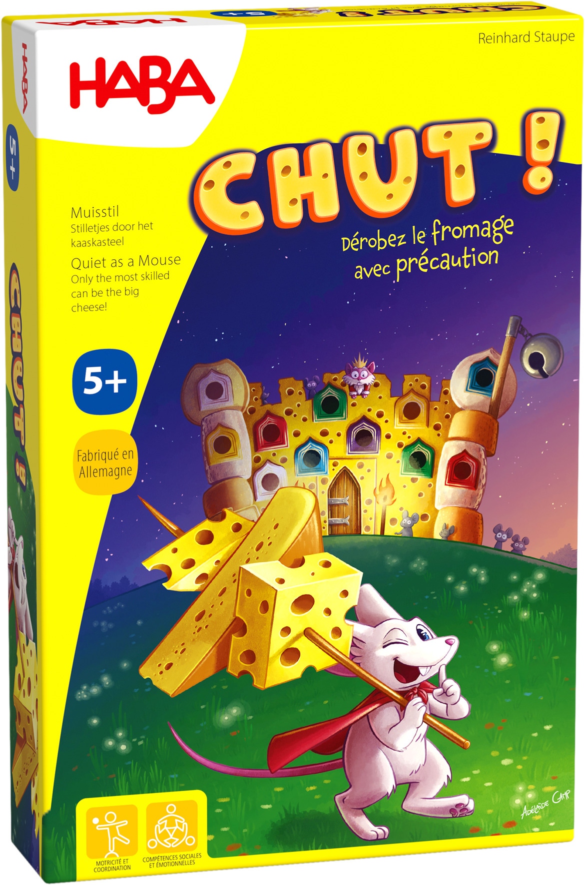 Jeux d'adresse Chut le chateau fromage Haba 