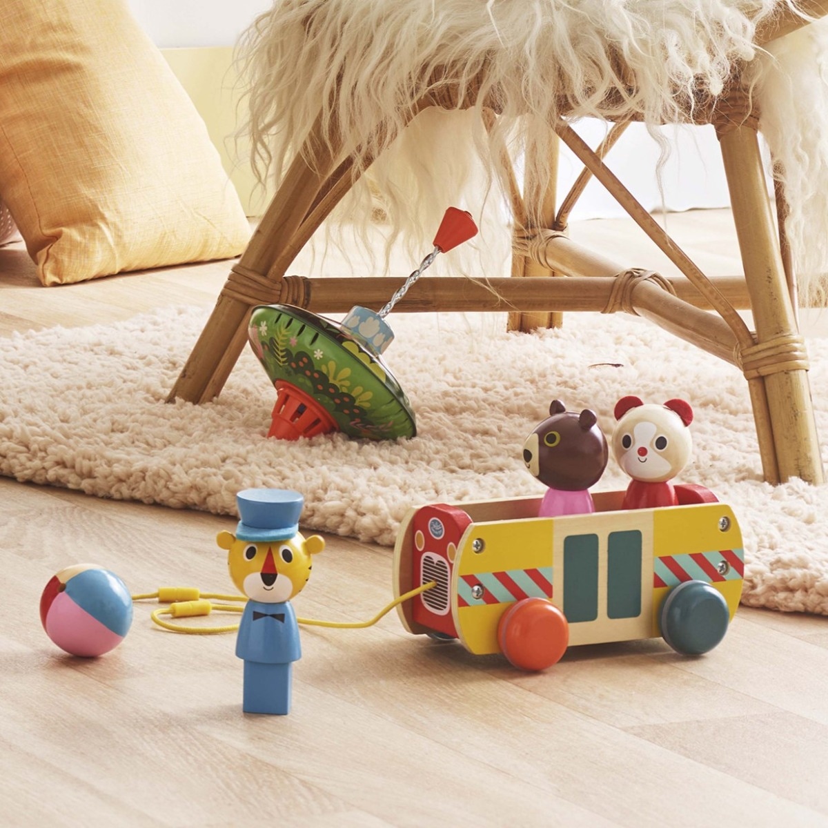 Jouet à traîner Bus à traîner Ingela P. Arrhenius Vilac