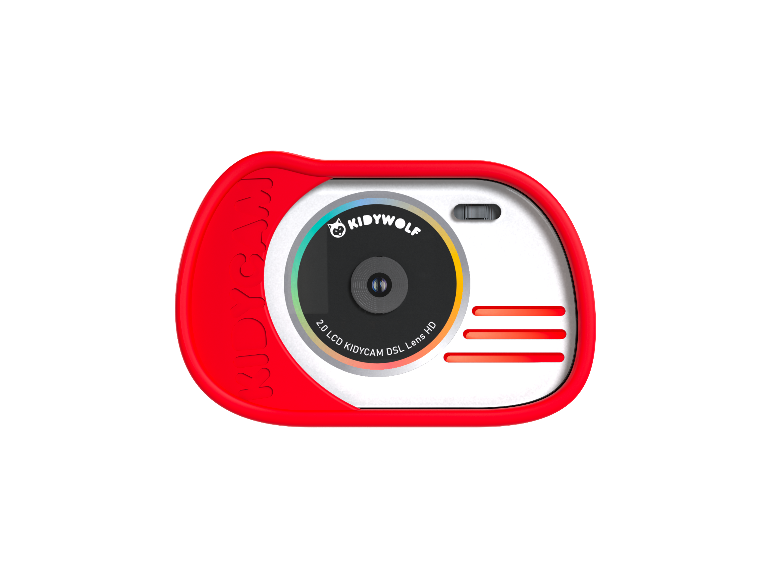 Appareil photo et vidÃ©o enfant waterproof rouge Kidywolf