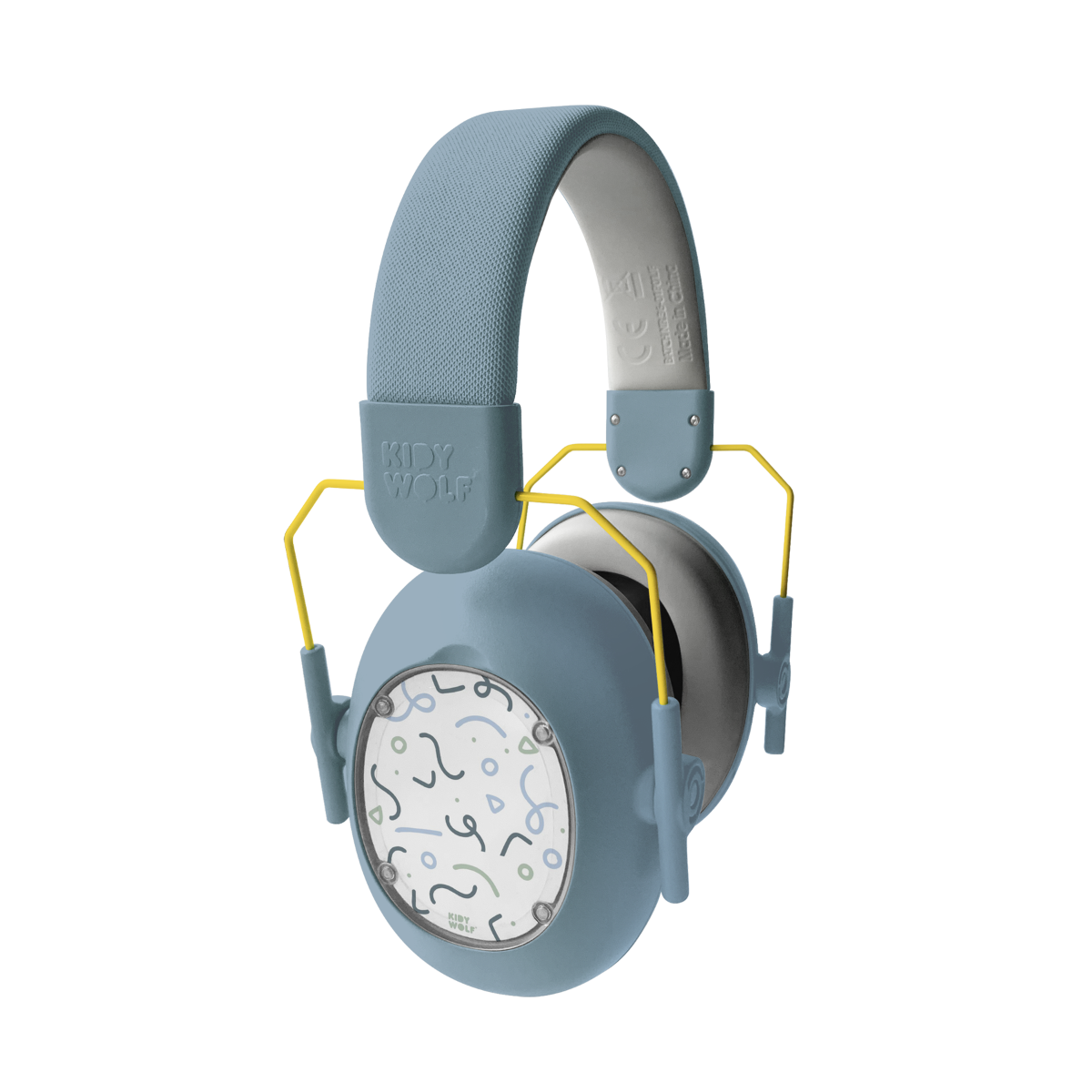 Casque Anti-Bruit bleu Kidynoise Kidywolf