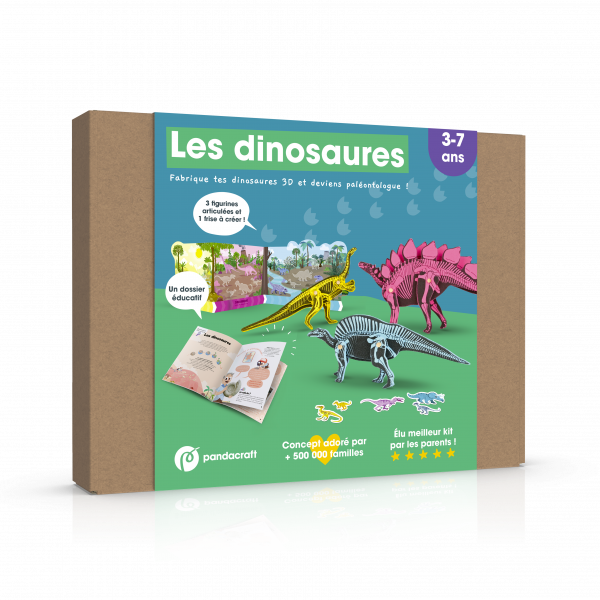 Kit Dinosaures Pandacraft