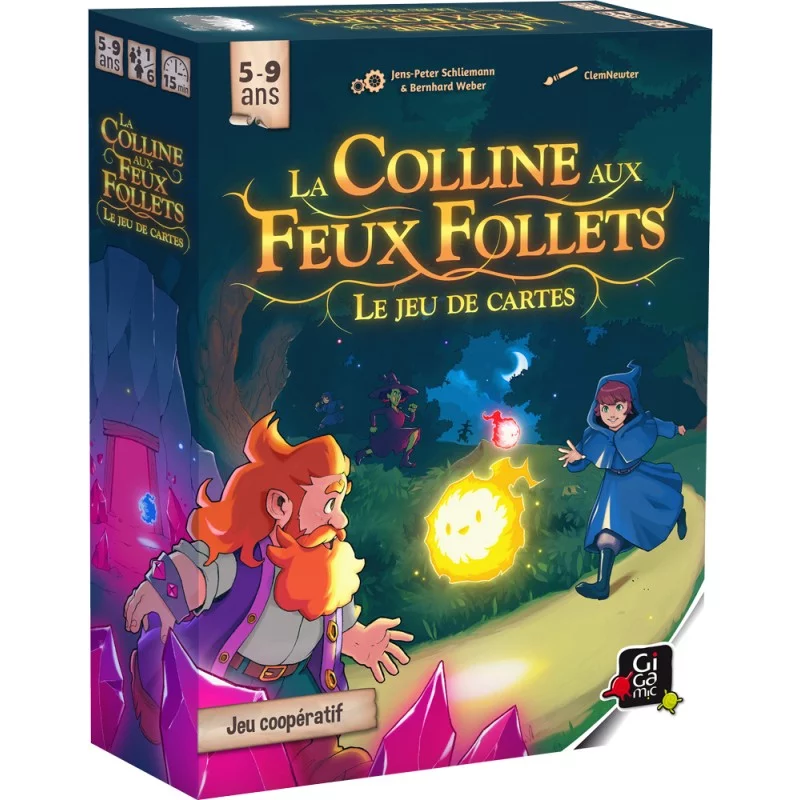 Jeu de cartes La colline aux feux follets Gigamic