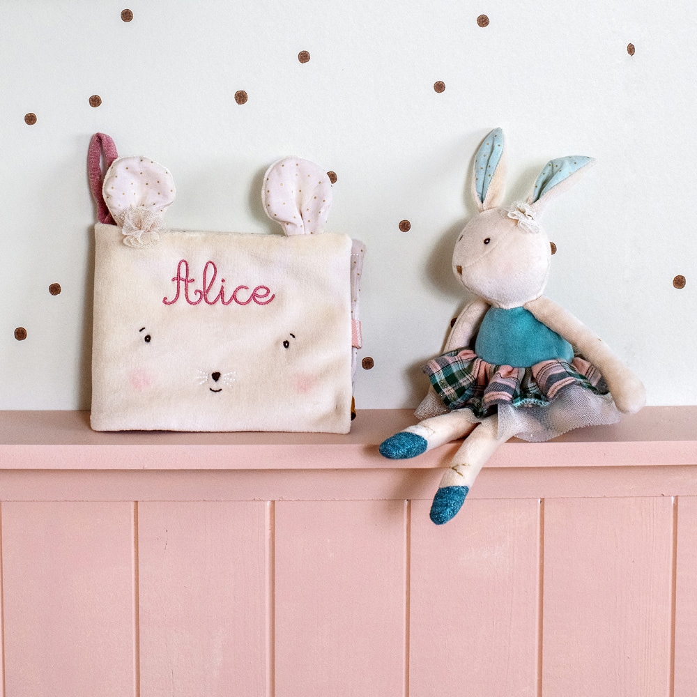 Album photo textile a broder La petite ecole de danse