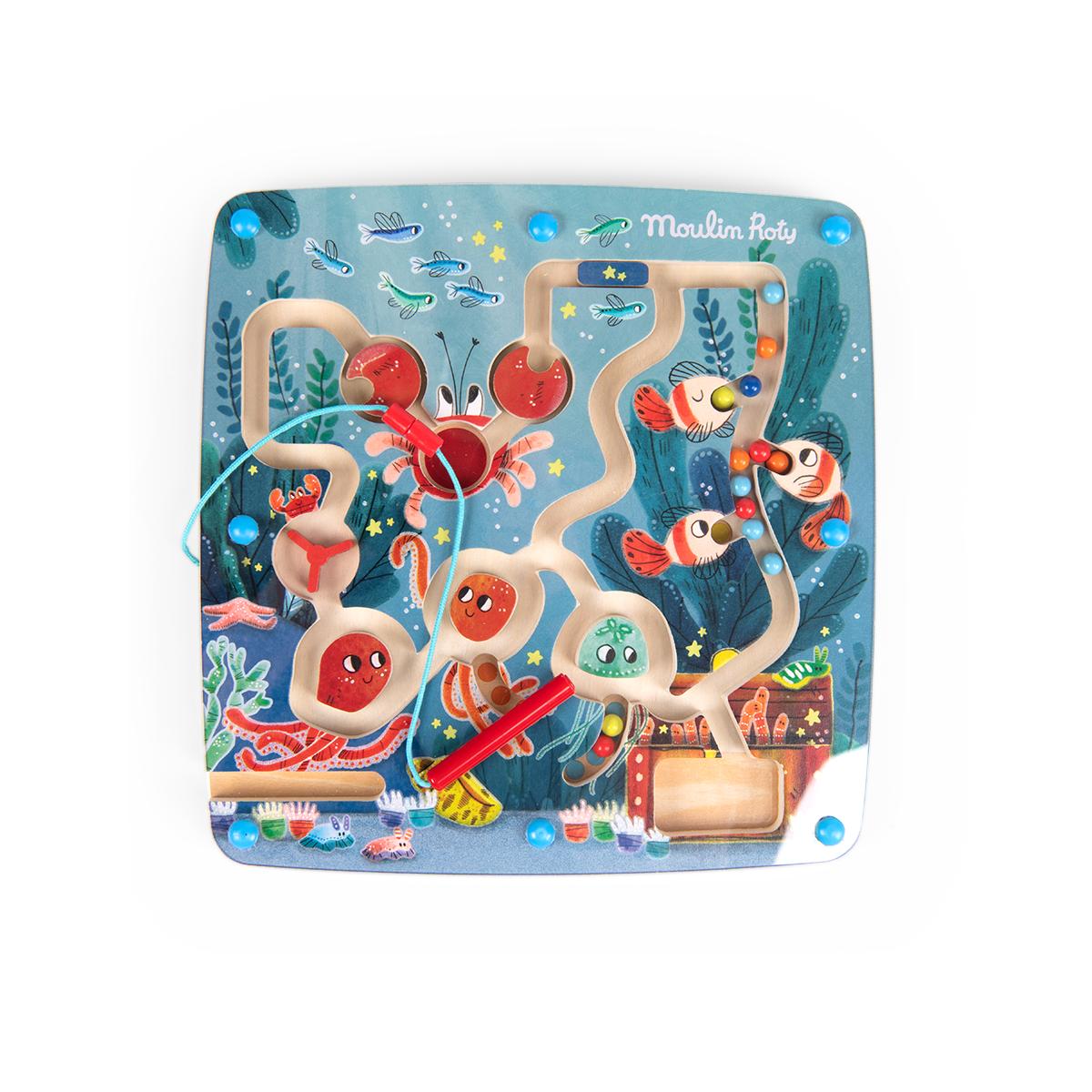 Labyrinthe magnetique Les aventures de Paulie Moulin Roty