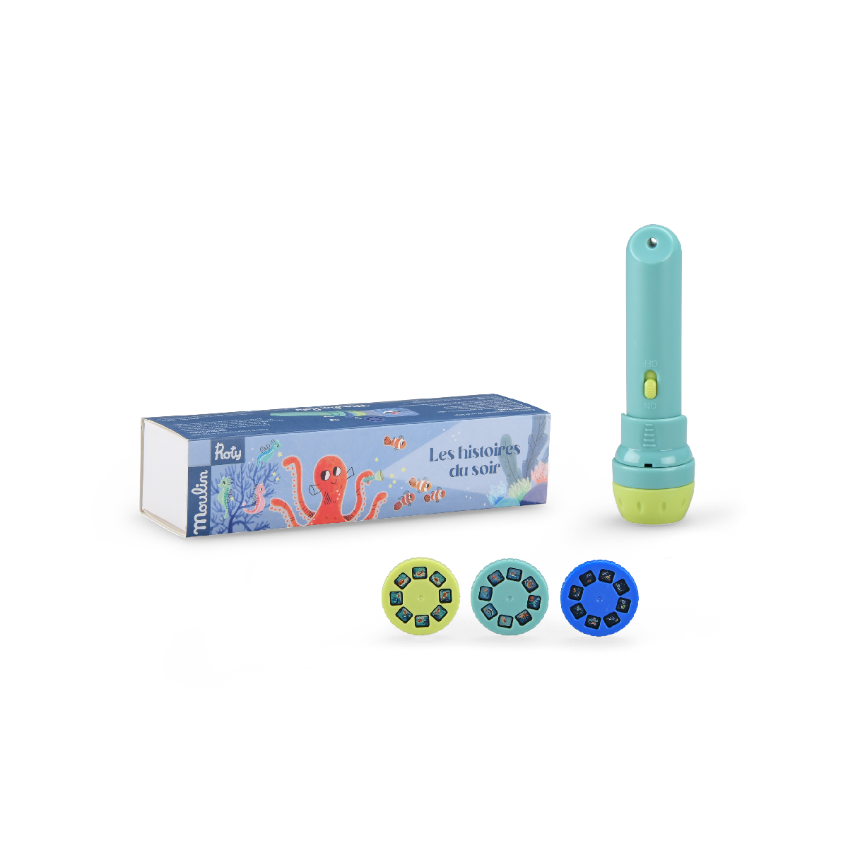 Lampe a histoires Les aventures de Paulie Moulin Roty