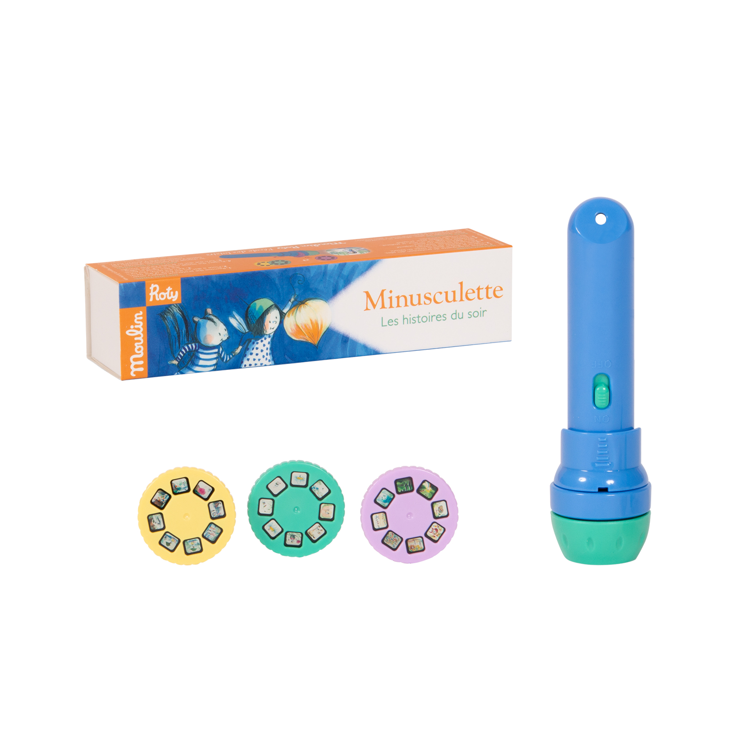 Lampe a histoires Minusculette Moulin Roty