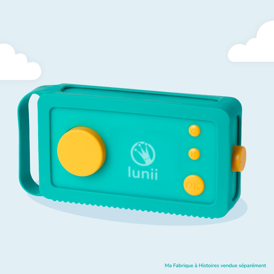 Coque de protection en silicone Vert Lunii