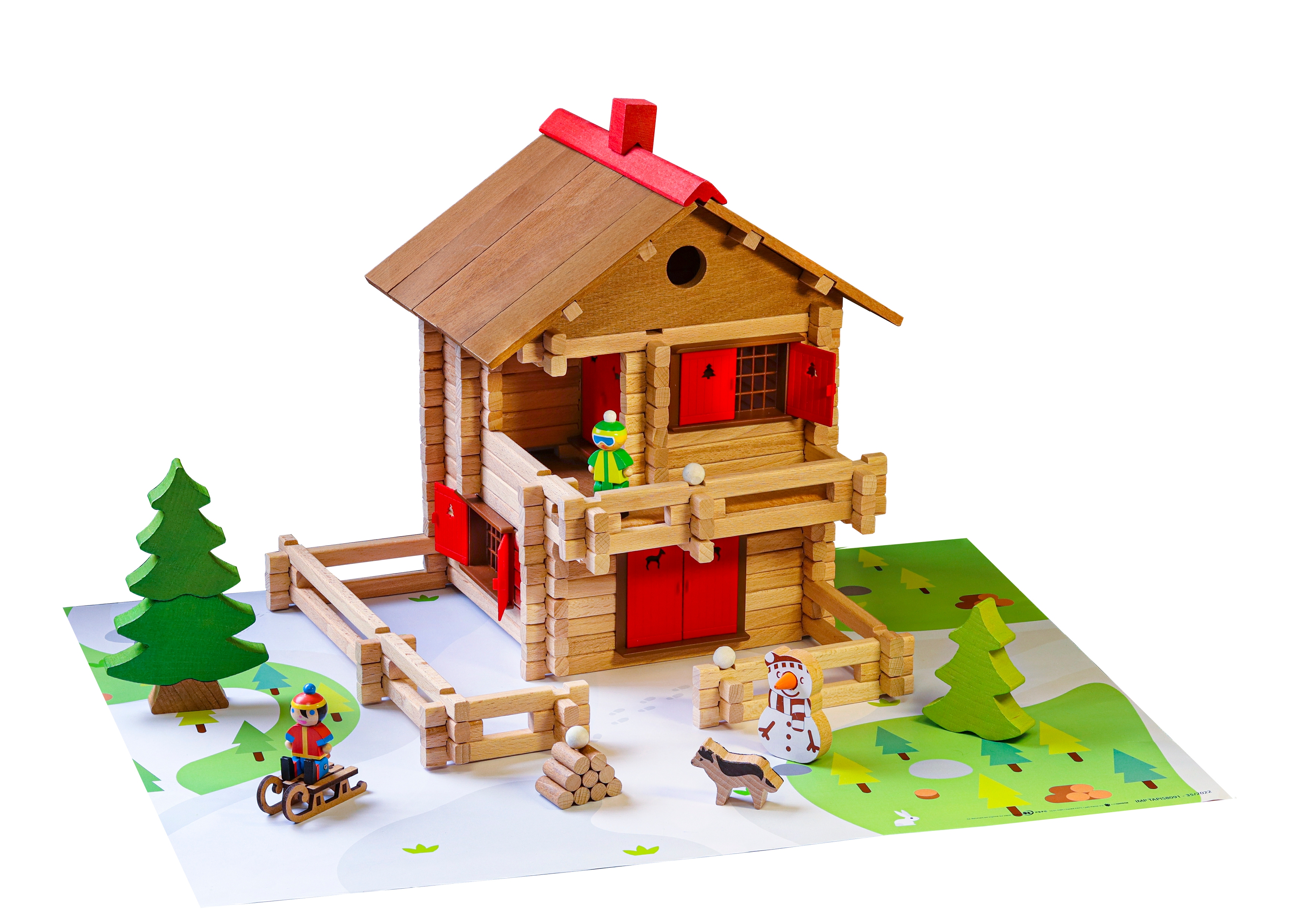 Le grand chalet d'alpage 215 pcs Jeujura 