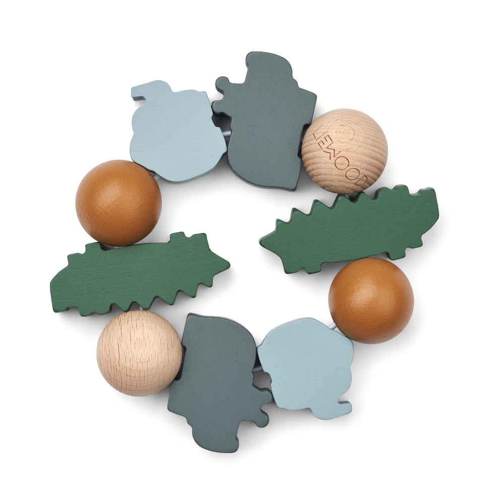 Hochet en bois Animaux Legend Rattle Liewood