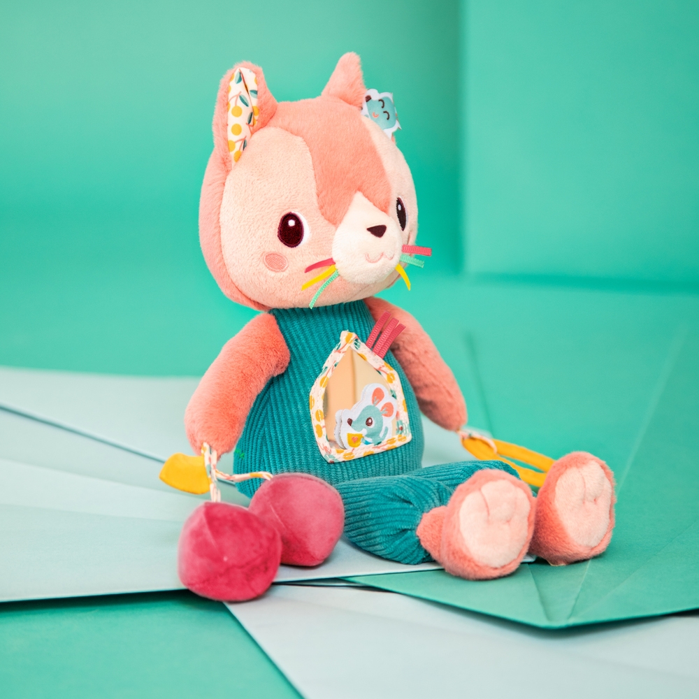 Peluche Jeanne chat multi-activités Lilliputiens