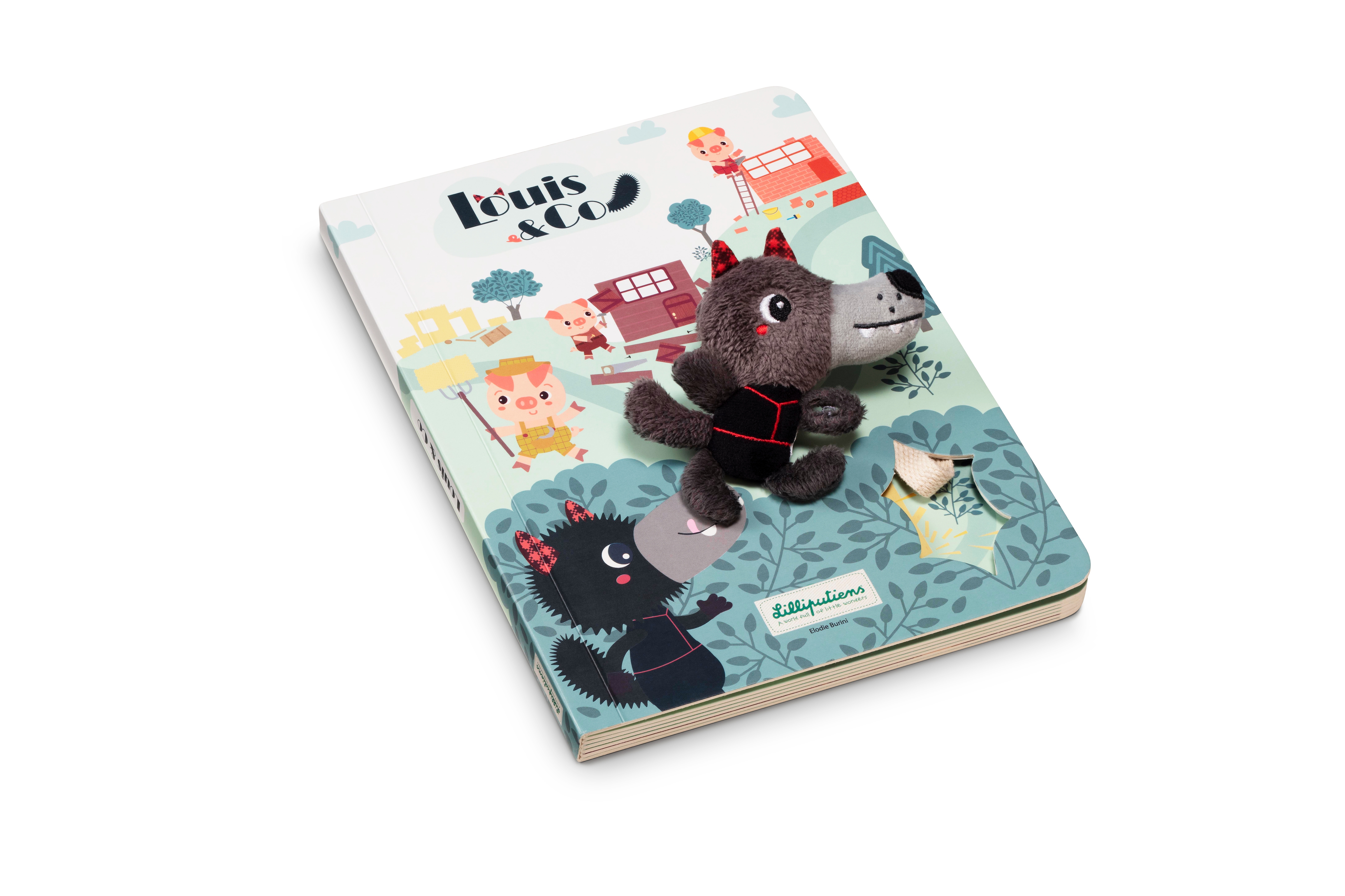 Livre Le loup et les 3 petits cochons Lilliputiens