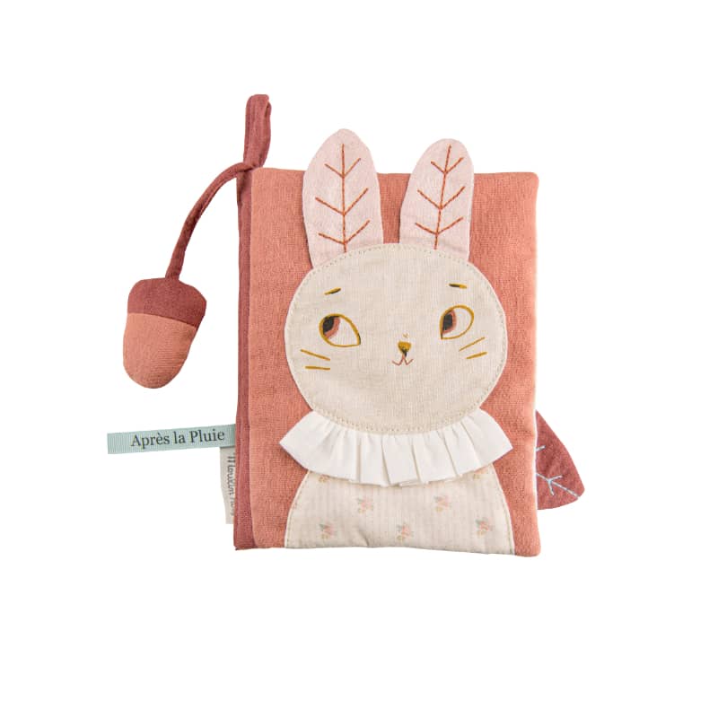 Livre tissu d'activites Apres la pluie Moulin Roty