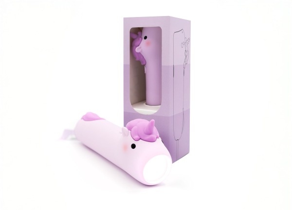 Lampe de poche en silicone Licorne Little L