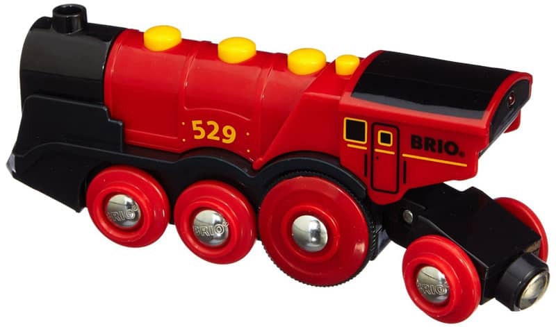 Locomotive rouge puissante à pile Brio