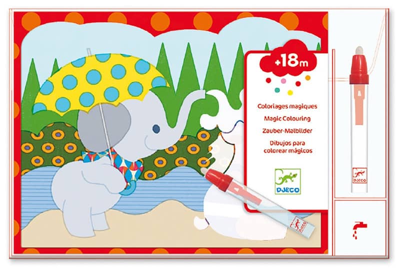 Loisirs creatifs Coloriage a l'eau Cache dehors Djeco