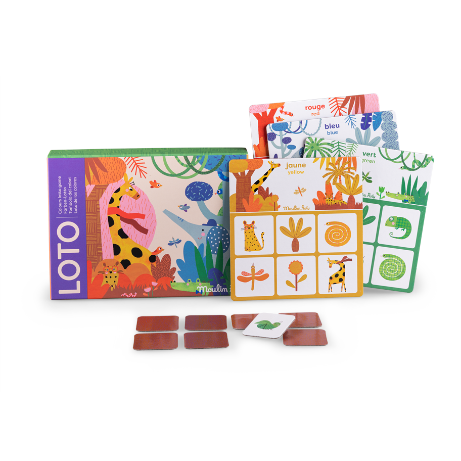 Loto des couleurs Les Toupitis Moulin Roty