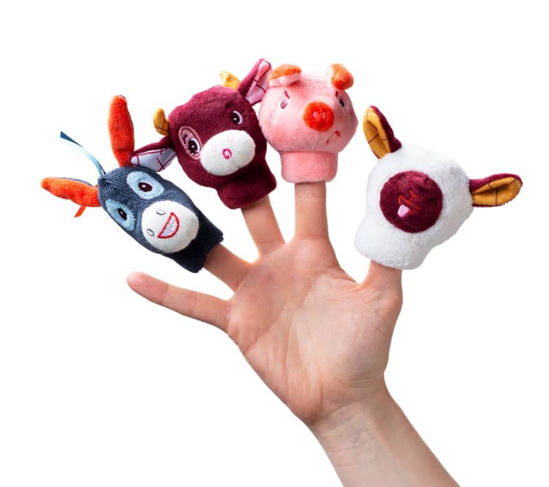 Marionnette a doigts Ferme Lilliputiens