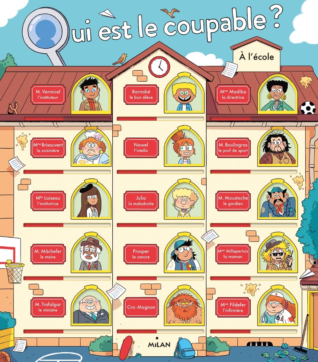 Qui est le coupable ? A l'école Milan Editions