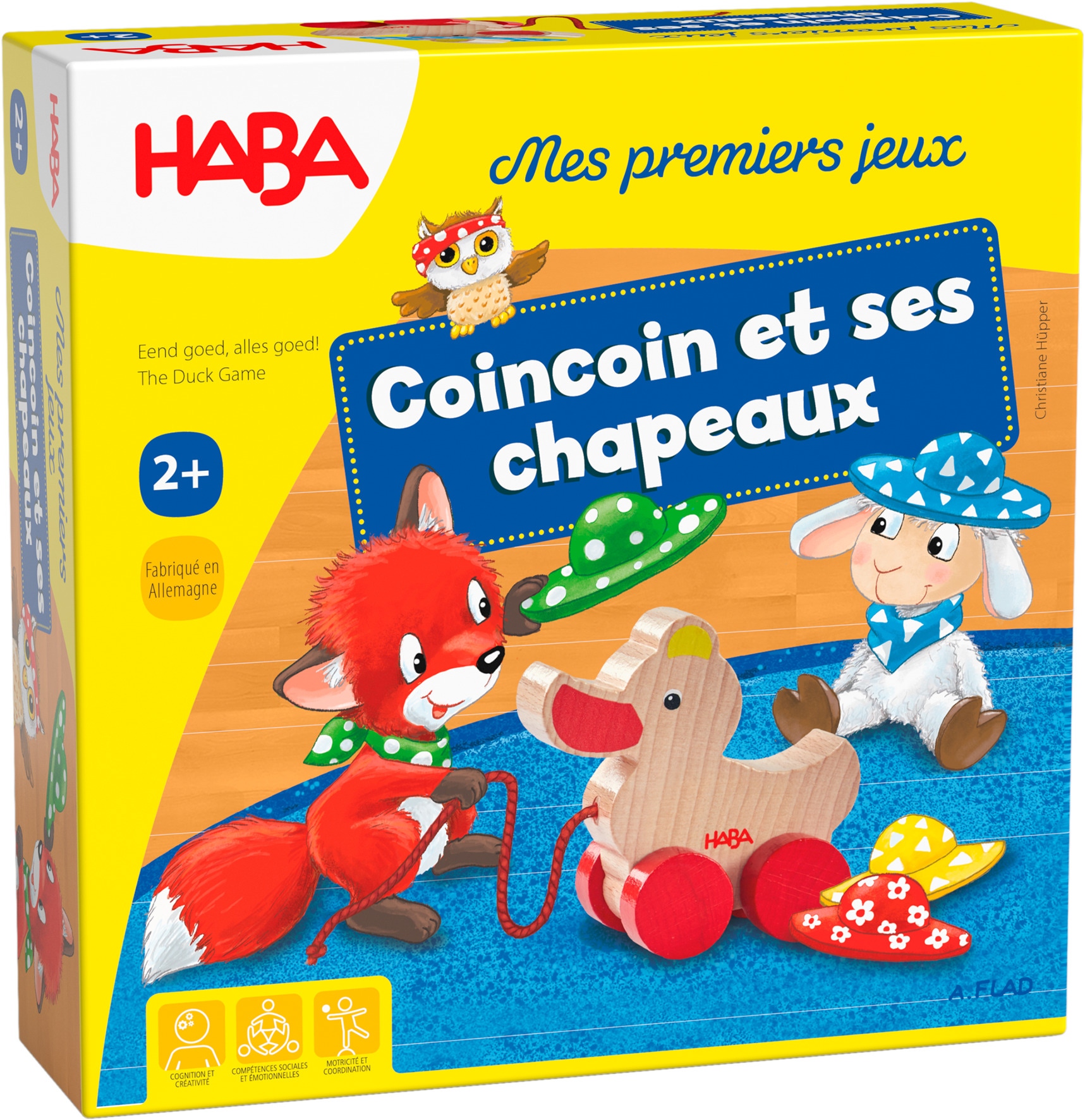 Mes premiers jeux Coin coin et ses chapeaux Haba 