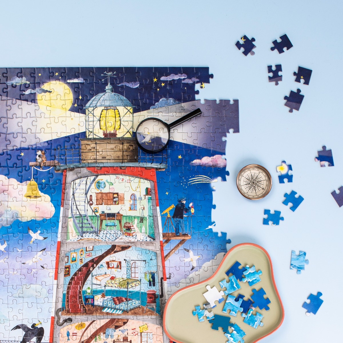 Puzzle Phare 500 pcs Le Jardin Moulin Roty