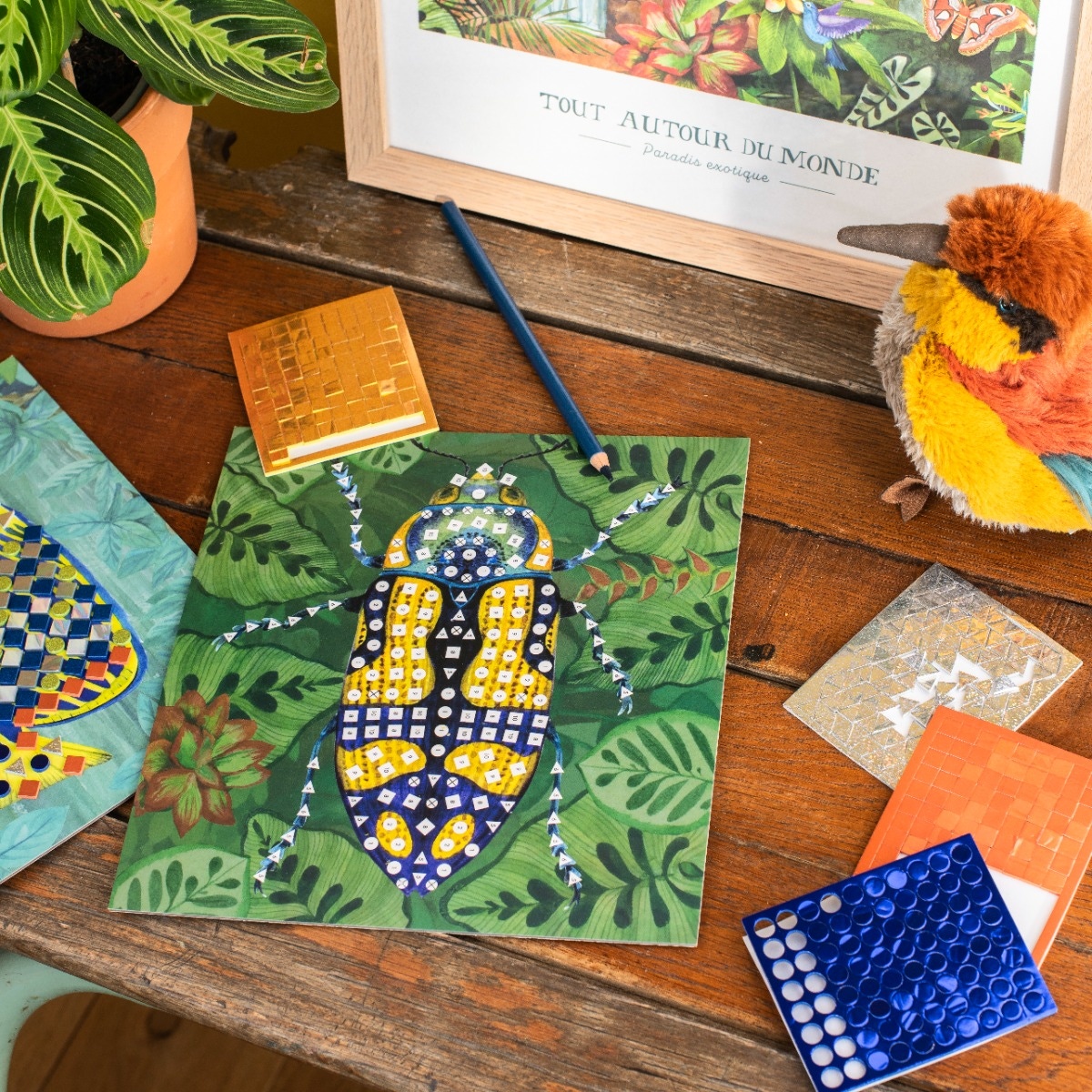 Coffret mosaïques Tout autour du Monde Moulin Roty