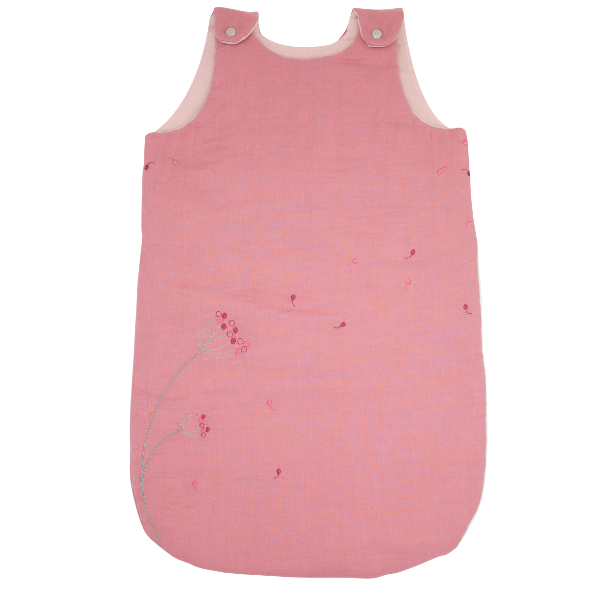 Gigoteuse brodÃ©e hiver 6-18m Vieux Rose L'Oiseau Bateau