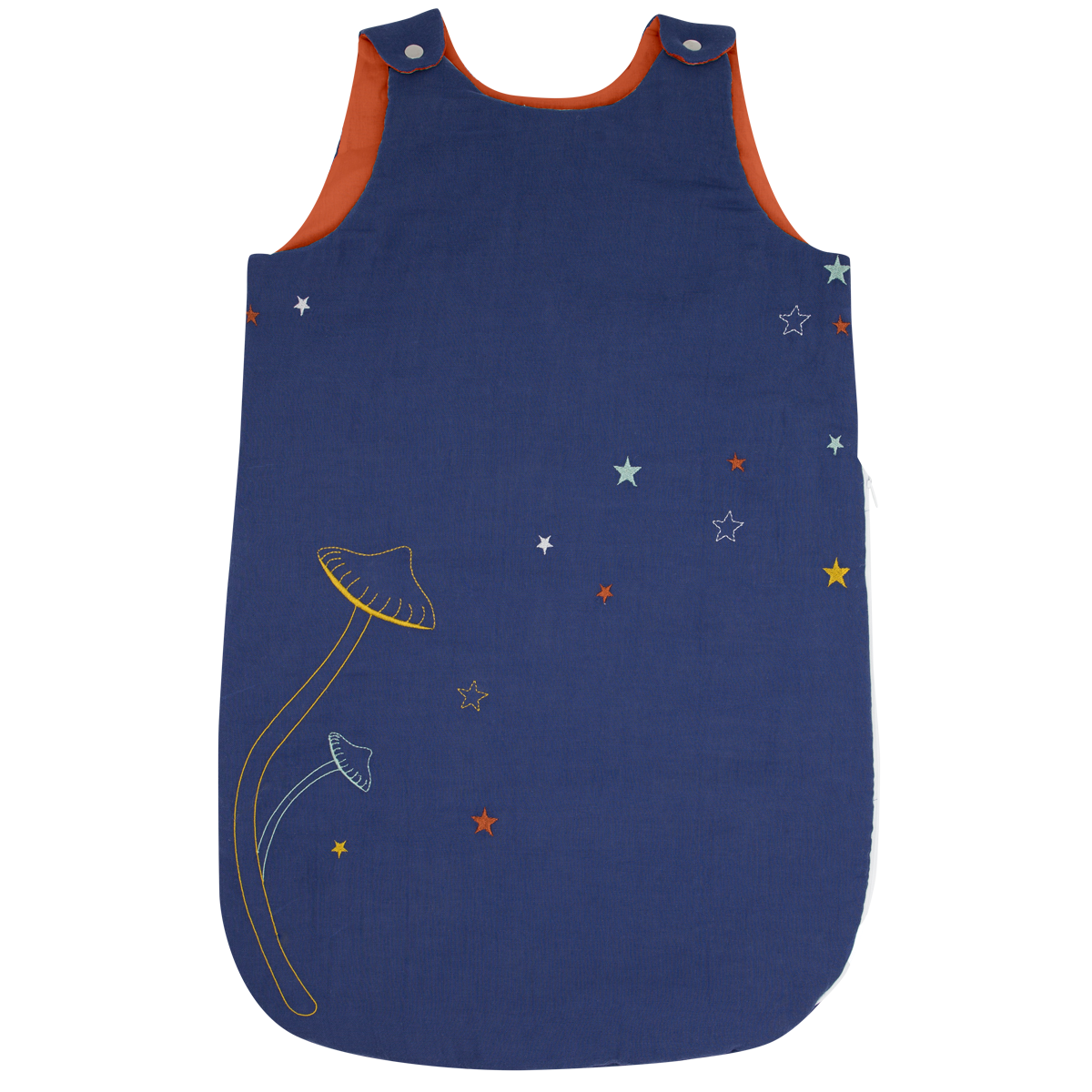 Gigoteuse brodÃ©e hiver 6-18m Bleu nuit L'Oiseau Bateau